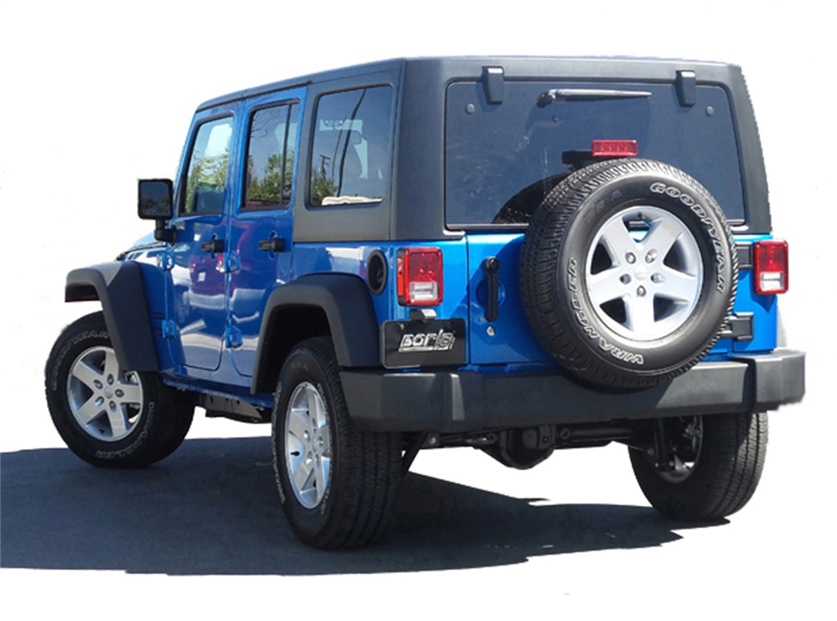 Borla 140634 S-Type Cat-Back Exhaust System Fits 12-18 Wrangler (JK)