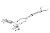 Borla 140727 ATAK Cat-Back Exhaust System Fits 17-23 Camaro