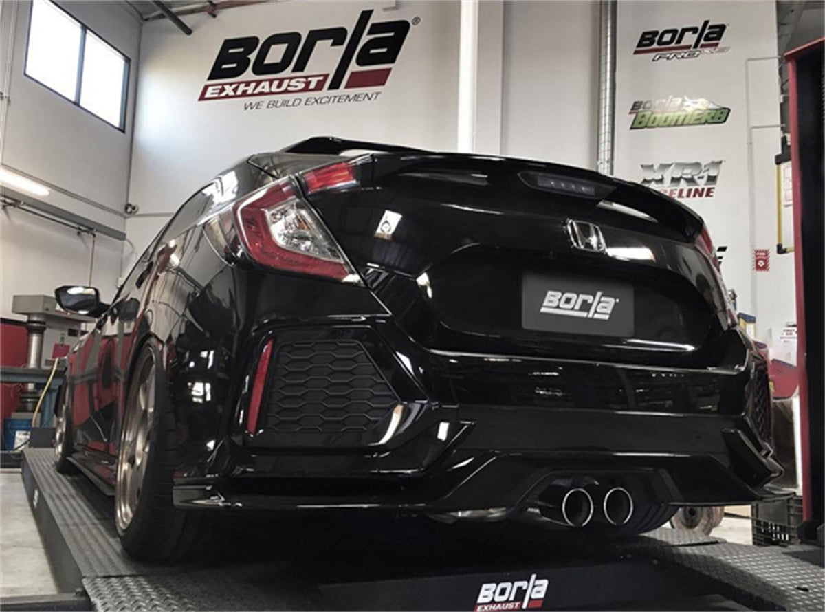 Borla 140739 S-Type Cat-Back Exhaust System Fits 17-21 Civic