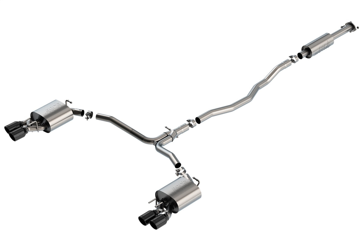 Borla 140823BC S-Type Cat-Back Exhaust System Fits 18-22 Camry