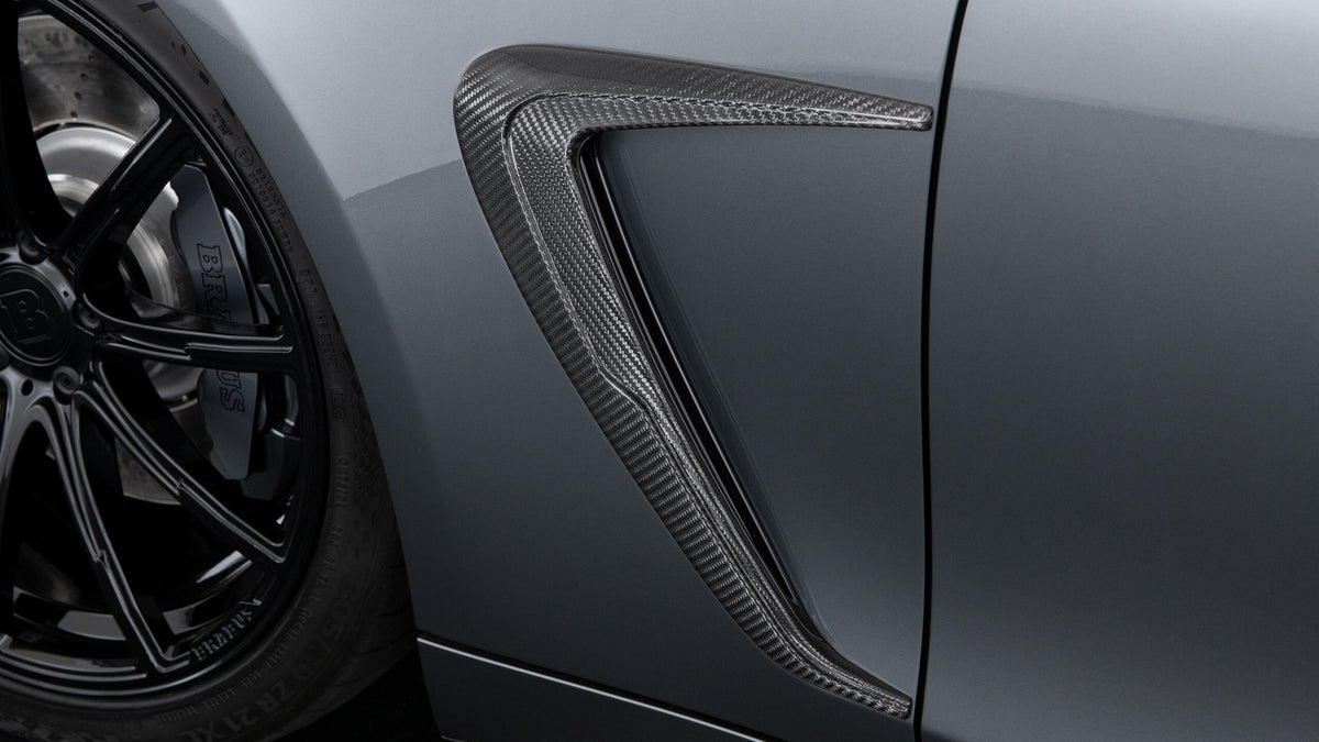 BRABUS Carbon Fender Add-On Parts on Mercedes-AMG GT 63 Coupe C192