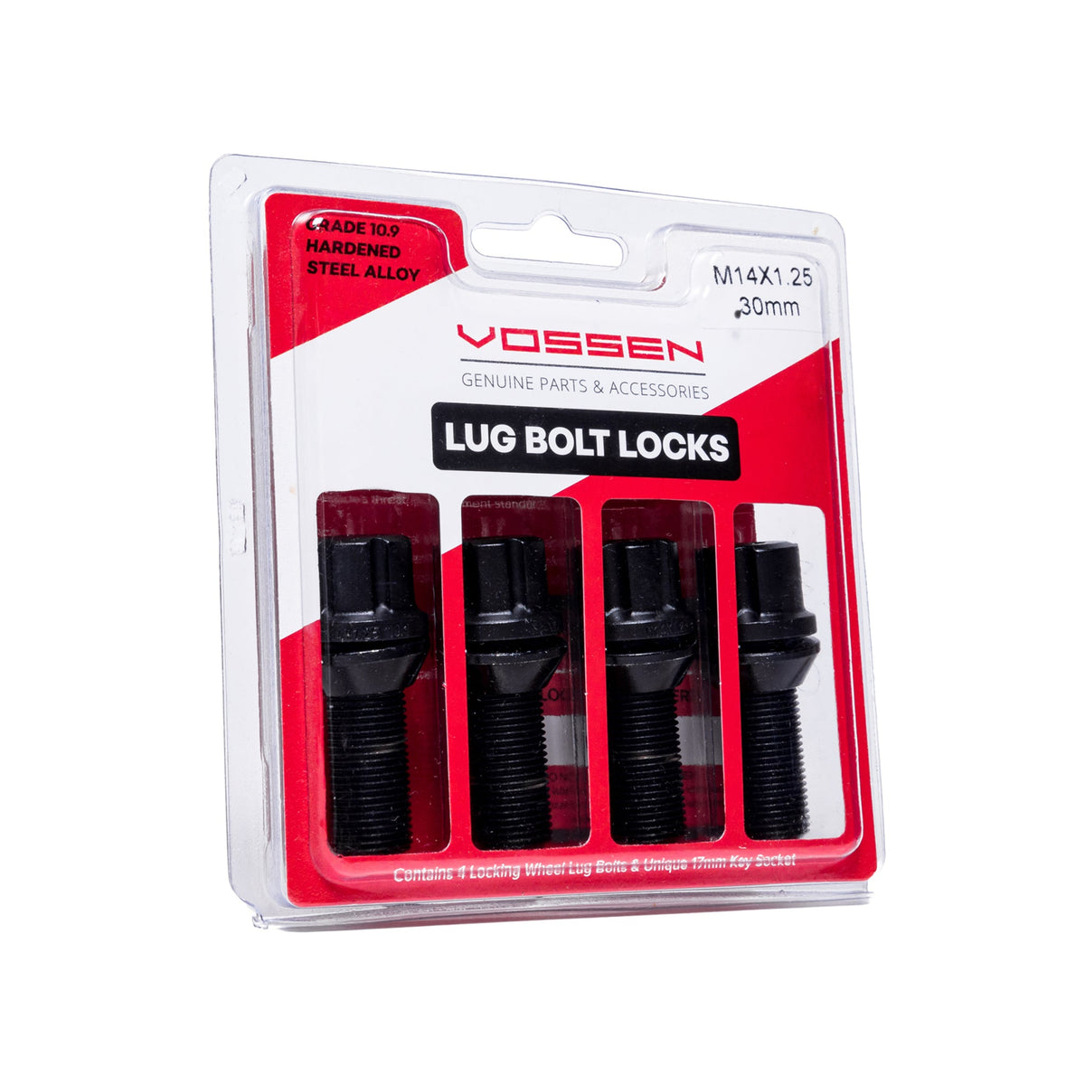Vossen Lug Bolt & Lock Combo M14x1.25 30mm – 20 Bolts + 4 Locks – view 12