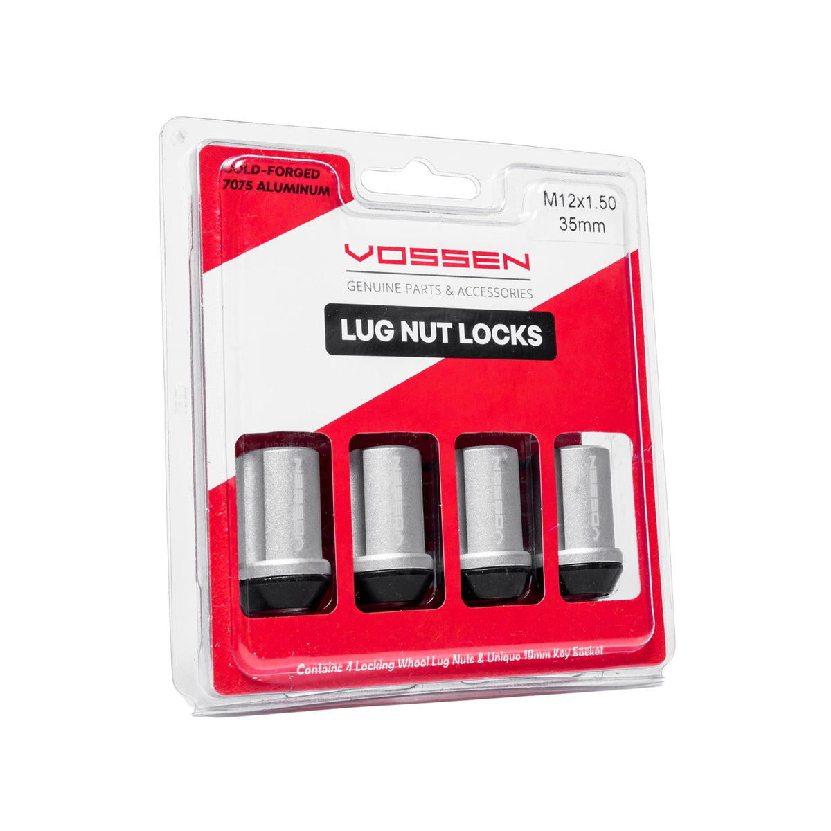 Vossen Lug Nut Locks M12x1.50 – Set of 4 with Key – view 1