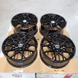 20" HRE FF10 Liquid Black 20x9 Forged Concave Wheels Rims Fits Audi Mercedes