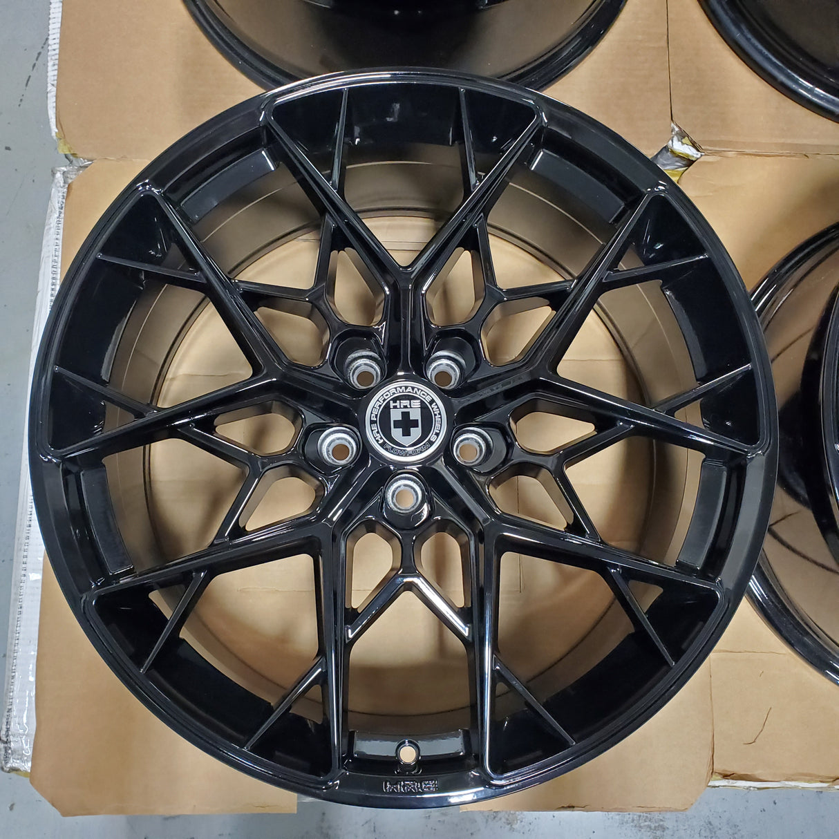 20" HRE FF10 Liquid Black 20x9 Forged Concave Wheels Rims Fits Audi Mercedes