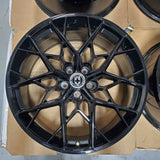 20" HRE FF10 Liquid Black 20x9 Forged Concave Wheels Rims Fits Audi Mercedes