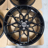 20" HRE FF10 Liquid Black 20x9 Forged Concave Wheels Rims Fits Audi Mercedes