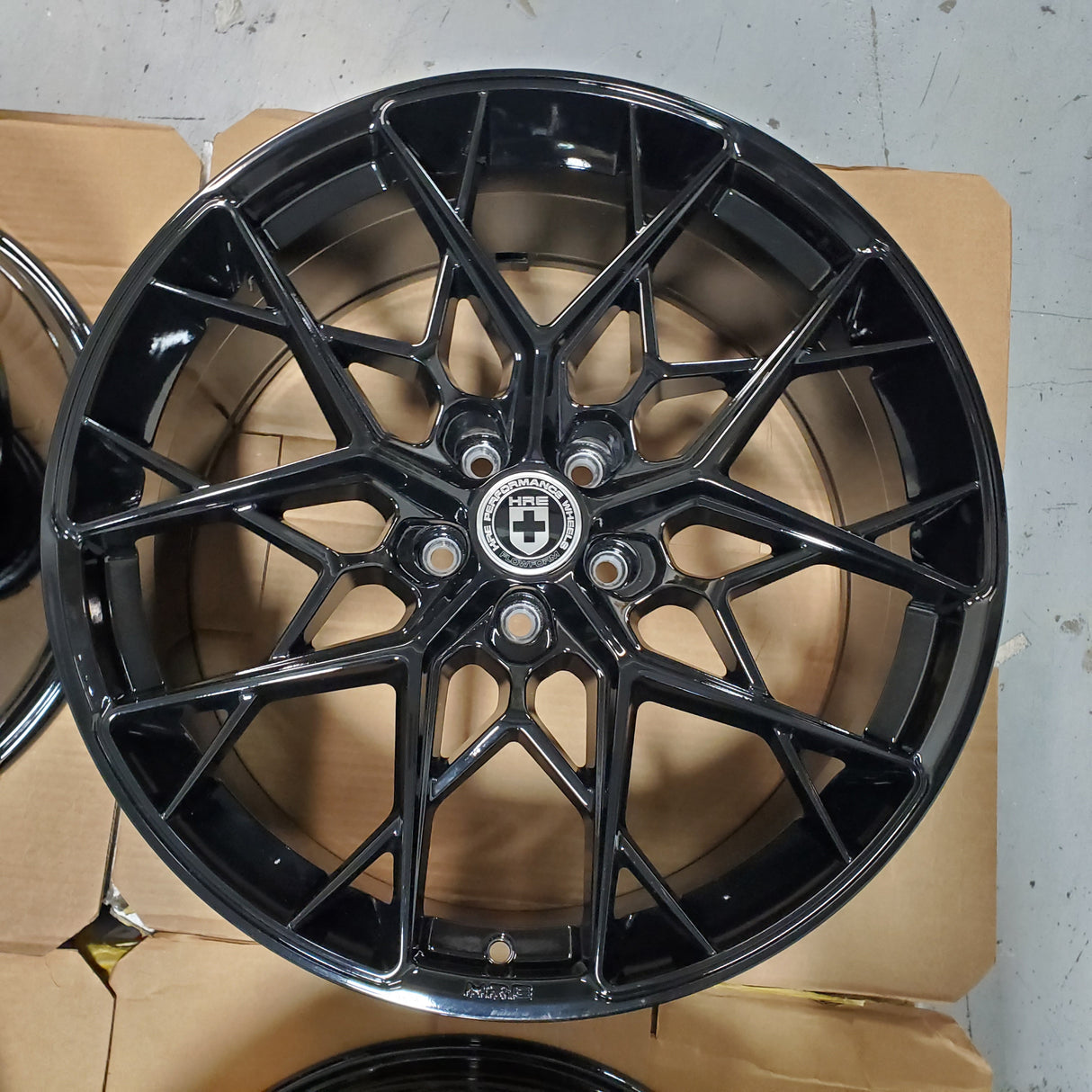 20" HRE FF10 Liquid Black 20x9 Forged Concave Wheels Rims Fits Audi Mercedes