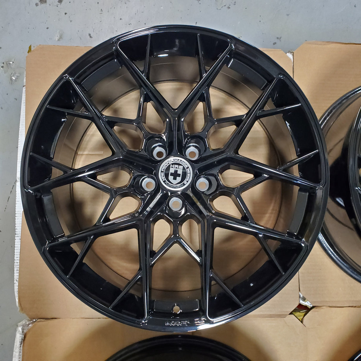 20" HRE FF10 Liquid Black 20x9 Forged Concave Wheels Rims Fits Audi Mercedes