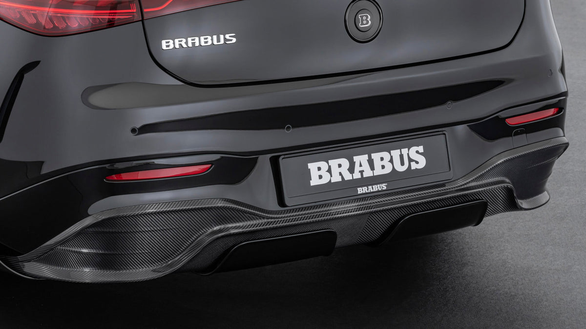 BRABUS carbon rear diffuser on Mercedes-Benz EQS V297