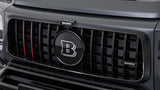 BRABUS carbon radiator grille attachment on Mercedes G-Class W465