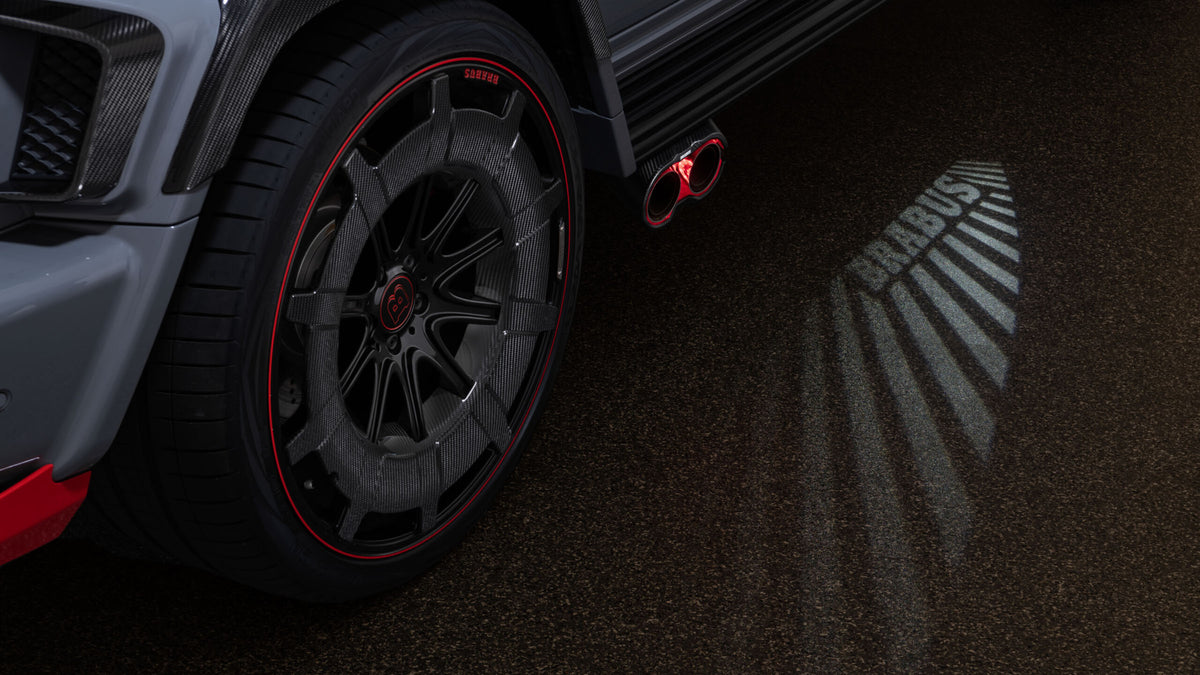 BRABUS Light Carpet ground illumination on Mercedes G-Class W465