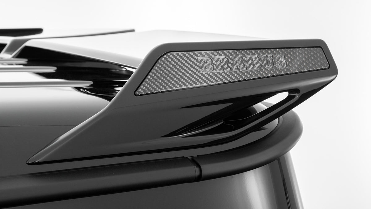 BRABUS G-Class W465 rear view with carbon spoiler