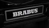 BRABUS carbon license plate holder detail