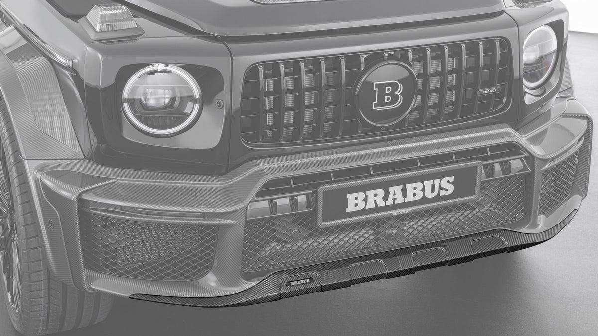 BRABUS WIDESTAR Carbon Package I front lip on Mercedes-AMG G63 W465