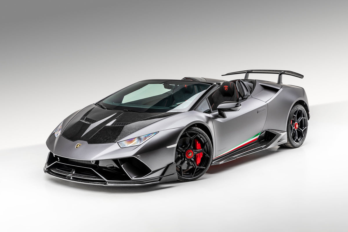 Vorsteiner Vicenza Edizione Aero Bonnet Carbon Matrix Glossy Huracan Performante