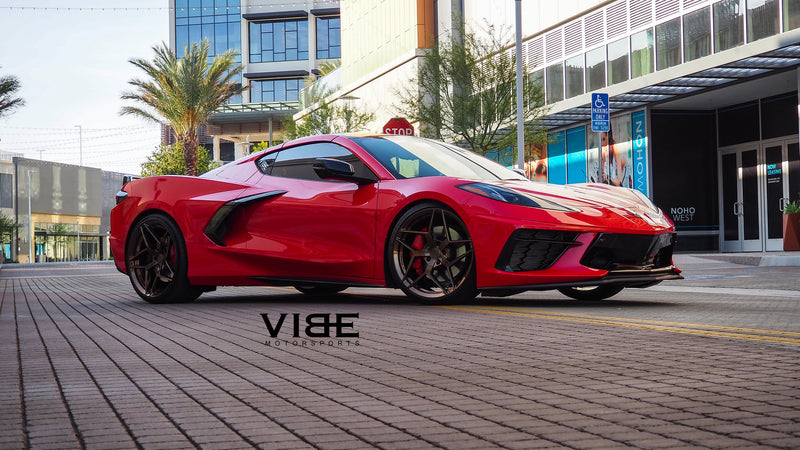 Chevrolet C8 Corvette on AG Luxury AGL53 forged wheels, 20x9 Front, 21x12 Rear, a Vibe Motorsports build