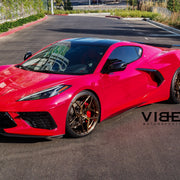 Chevrolet C8 Corvette on AG Luxury AGL53 forged wheels, 20x9 Front, 21x12 Rear in brushed antique bronze, polished pockets & lip - Vibe Motorsports build, photo 9