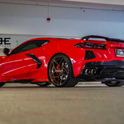 Chevrolet C8 Corvette on AG Luxury AGL53 forged wheels, 20x9 Front, 21x12 Rear in brushed antique bronze, polished pockets & lip - Vibe Motorsports build, photo 6