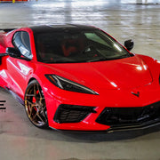 Chevrolet C8 Corvette on AG Luxury AGL53 forged wheels, 20x9 Front, 21x12 Rear in brushed antique bronze, polished pockets & lip - Vibe Motorsports build, photo 3