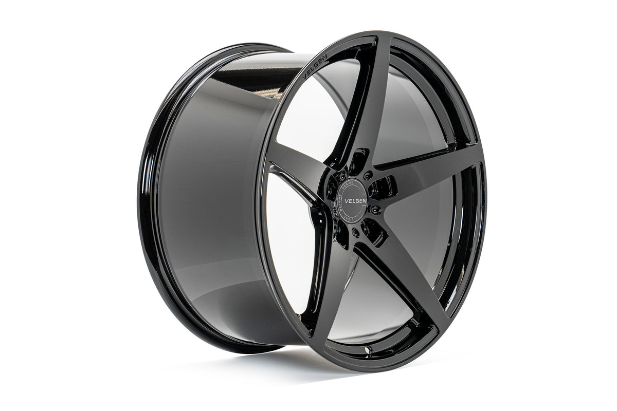 22" Velgen Classic5 V2 Gloss Black 22x10.5 Wheels Rims Fits Jeep Grand Cherokee