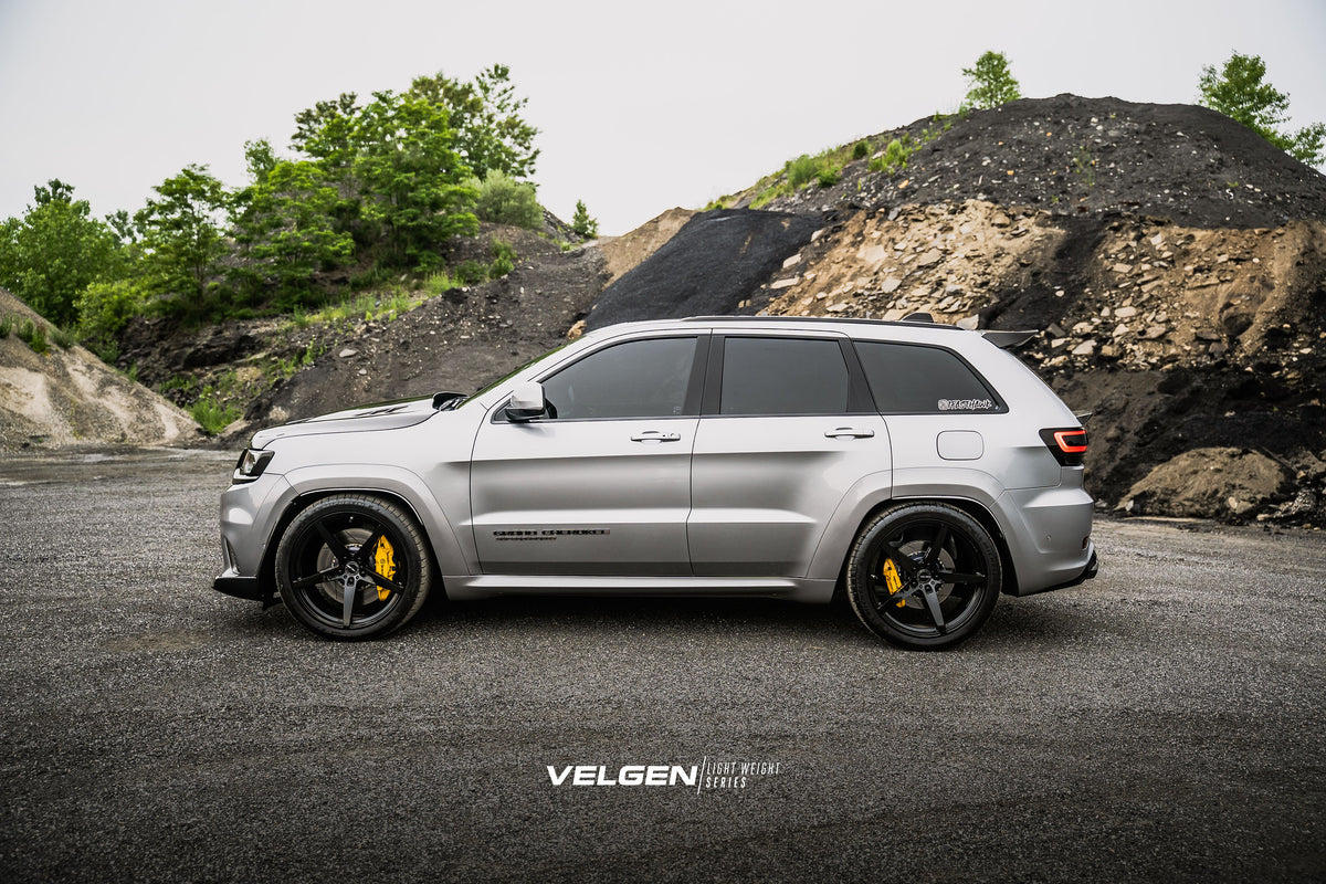 20" Velgen Classic5 V2 Gloss Black 20x10.5 Wheels Rims Fits Jeep Grand Cherokee
