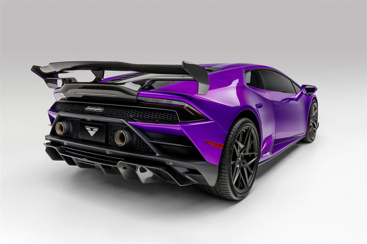 Vorsteiner Monza Edizione Aero Rear Diffuser Carbon Fiber Gloss Fits Huracan EVO