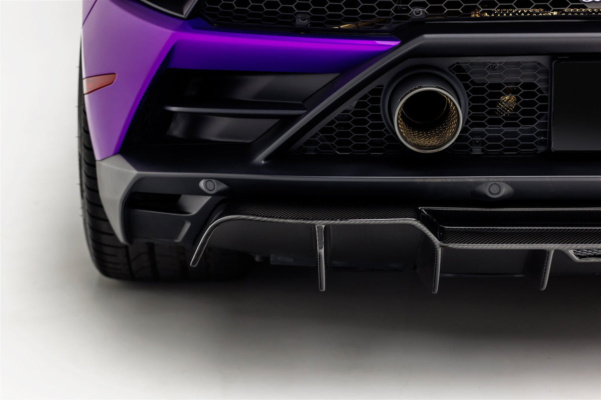 Vorsteiner Monza Edizione Aero Rear Diffuser Carbon Fiber Gloss Fits Huracan EVO