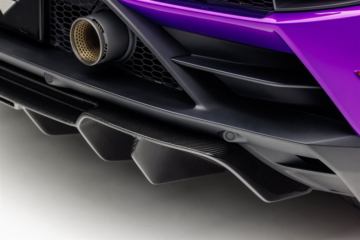 Vorsteiner Monza Edizione Aero Rear Diffuser Carbon Fiber Gloss Fits Huracan EVO