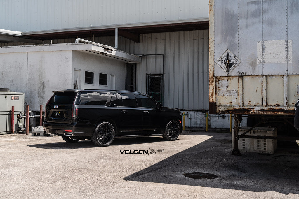 24" Velgen VFF-12 Black Forged Wheels Rims Fits 2015-2023 GMC Yukon Denali