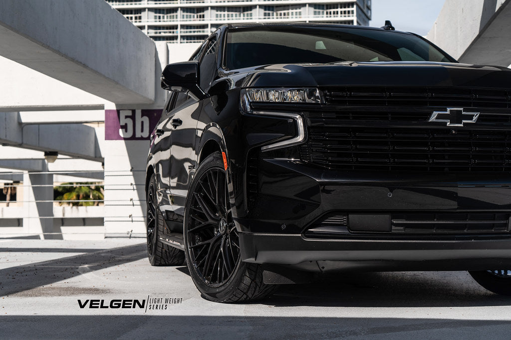 24" Velgen VFF-12 Black Forged Wheels Rims Fits 2015-2023 GMC Yukon Denali