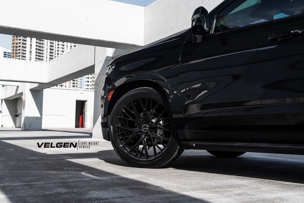 24" Velgen VFF-12 Black Forged Wheels Rims Fits 2015-2023 GMC Yukon Denali