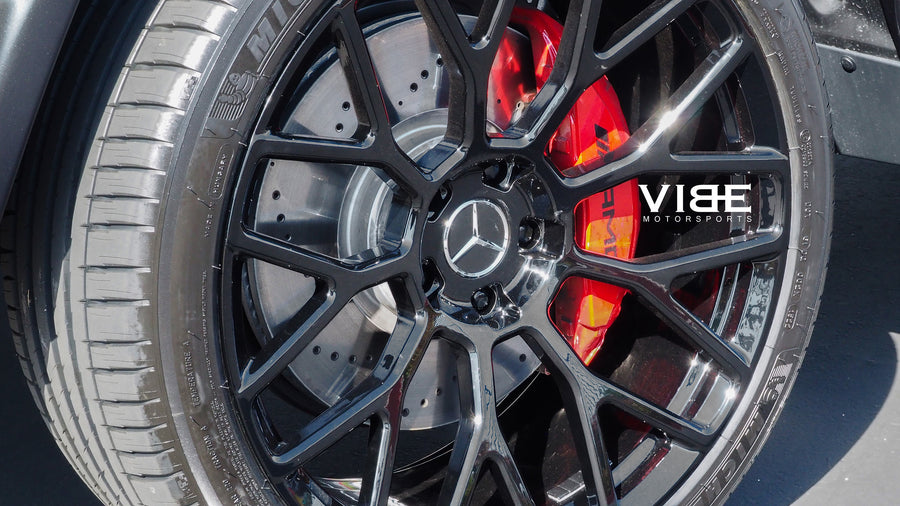 Mercedes-AMG G63 on AG Luxury AGL57 forged wheels, 23x10.5 in gloss black - Vibe Motorsports build, photo 5