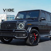 Mercedes-AMG G63 on AG Luxury AGL57 forged wheels, 23x10.5 in gloss black - Vibe Motorsports build, photo 7
