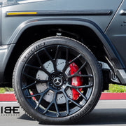 Mercedes-AMG G63 on AG Luxury AGL57 forged wheels, 23x10.5 in gloss black - Vibe Motorsports build, photo 3