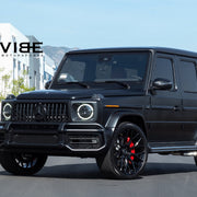 Mercedes-AMG G63 on AG Luxury AGL57 forged wheels, 23x10.5 in gloss black - Vibe Motorsports build