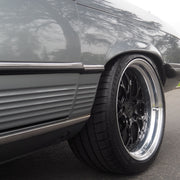 Mercedes-Benz 560SL on AG Luxury AGL43 forged wheels, 18x8.5 Front, 18x9.5 Rear in gloss black center, high polished lip (3-piece standard profile) - Vibe Motorsports build, photo 8