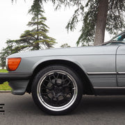 Mercedes-Benz 560SL on AG Luxury AGL43 forged wheels, 18x8.5 Front, 18x9.5 Rear in gloss black center, high polished lip (3-piece standard profile) - Vibe Motorsports build, photo 4