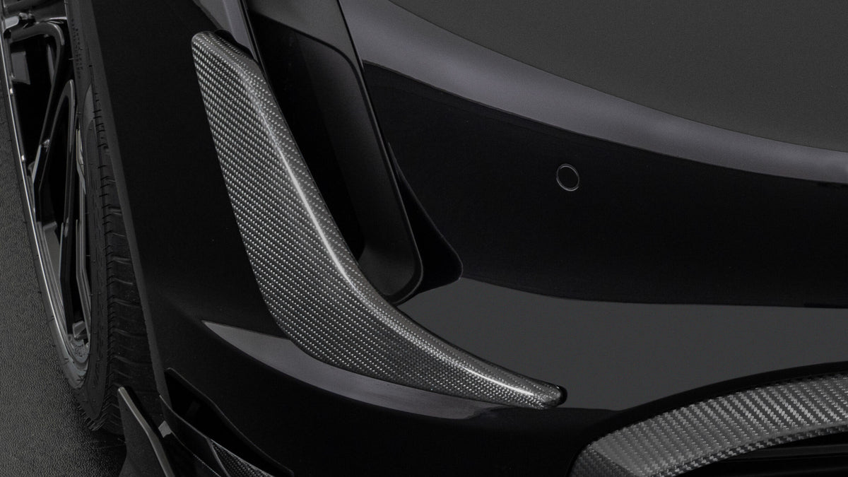 BRABUS Carbon Front Fascia Attachments for Porsche Taycan - 9TY-210-99 - image 1