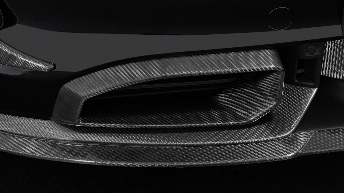 BRABUS Carbon Front Fascia Inserts for Porsche Taycan - 9TY-220-99 - image 1