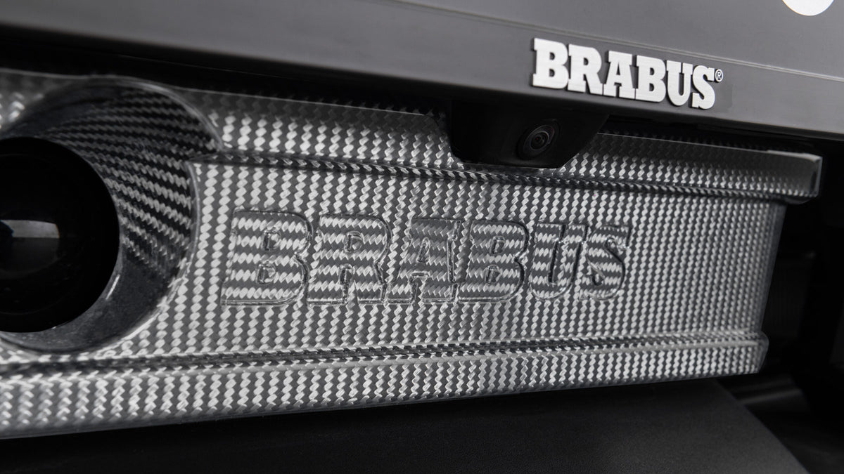 BRABUS Centered Carbon Front Fascia Attachment for Porsche Taycan - 9TY-230-99 - image 1