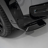 Urban aero canards installed on Defender front bumper