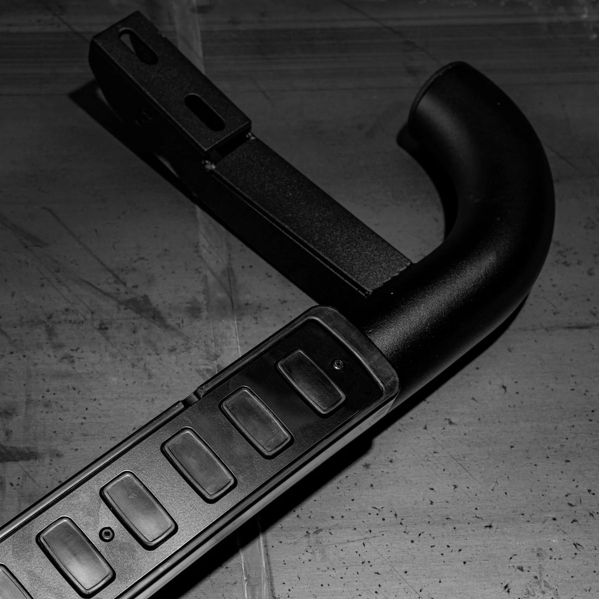 Urban single tube black side steps pair