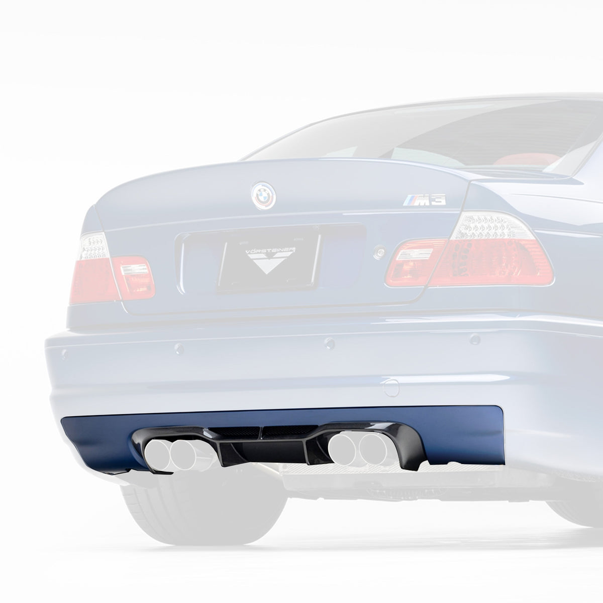 Vorsteiner Rear Diffuser for BMW M3 E46 - view 2
