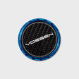 Vossen Classic Carbon Billet Sport center cap Fountain Blue / Twill Weave Carbon Insert – view 1
