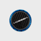 Vossen Classic Carbon Billet Sport center cap Fountain Blue / Twill Weave Carbon Insert – view 1