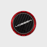 Vossen Classic Carbon Billet Sport center cap Vossen Red / Twill Weave Carbon Insert – view 1