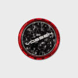 Vossen Classic Carbon Billet Sport center cap Vossen Red / Forged Carbon Insert – view 1