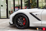 19/20" Vossen HF5 Satin Black 19x10 20x12 Concave Wheels Rims Fit Chevrolet Corvette C7 Z06 Grand Sport