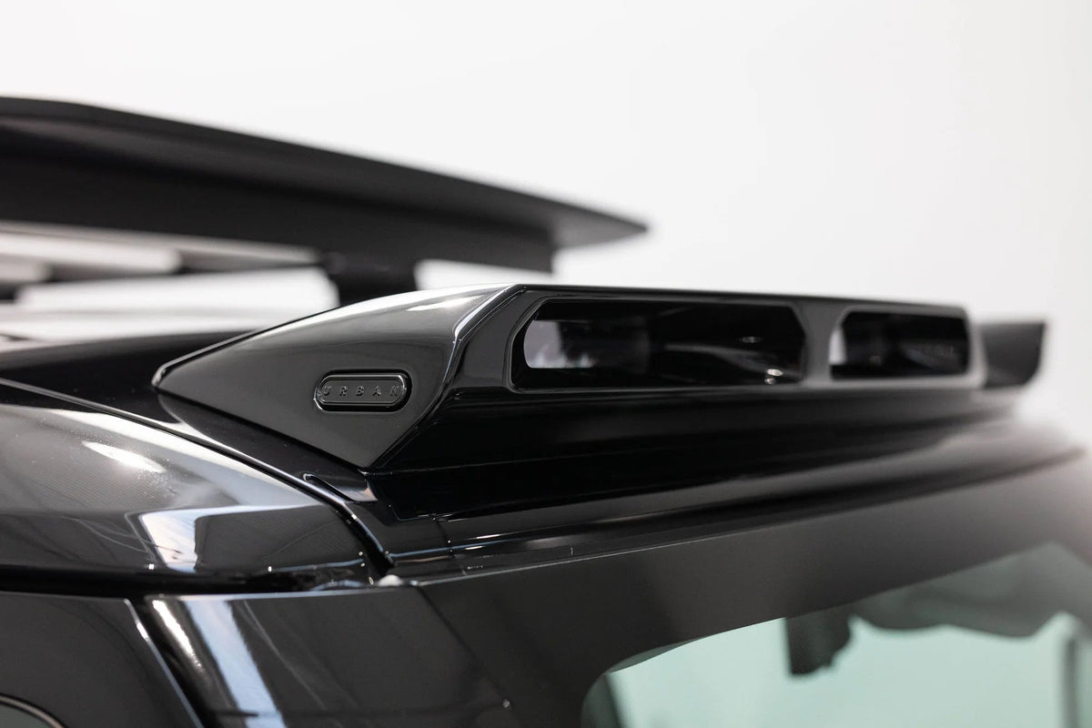 Land Rover Defender with Urban carbon fiber roof light bar installed